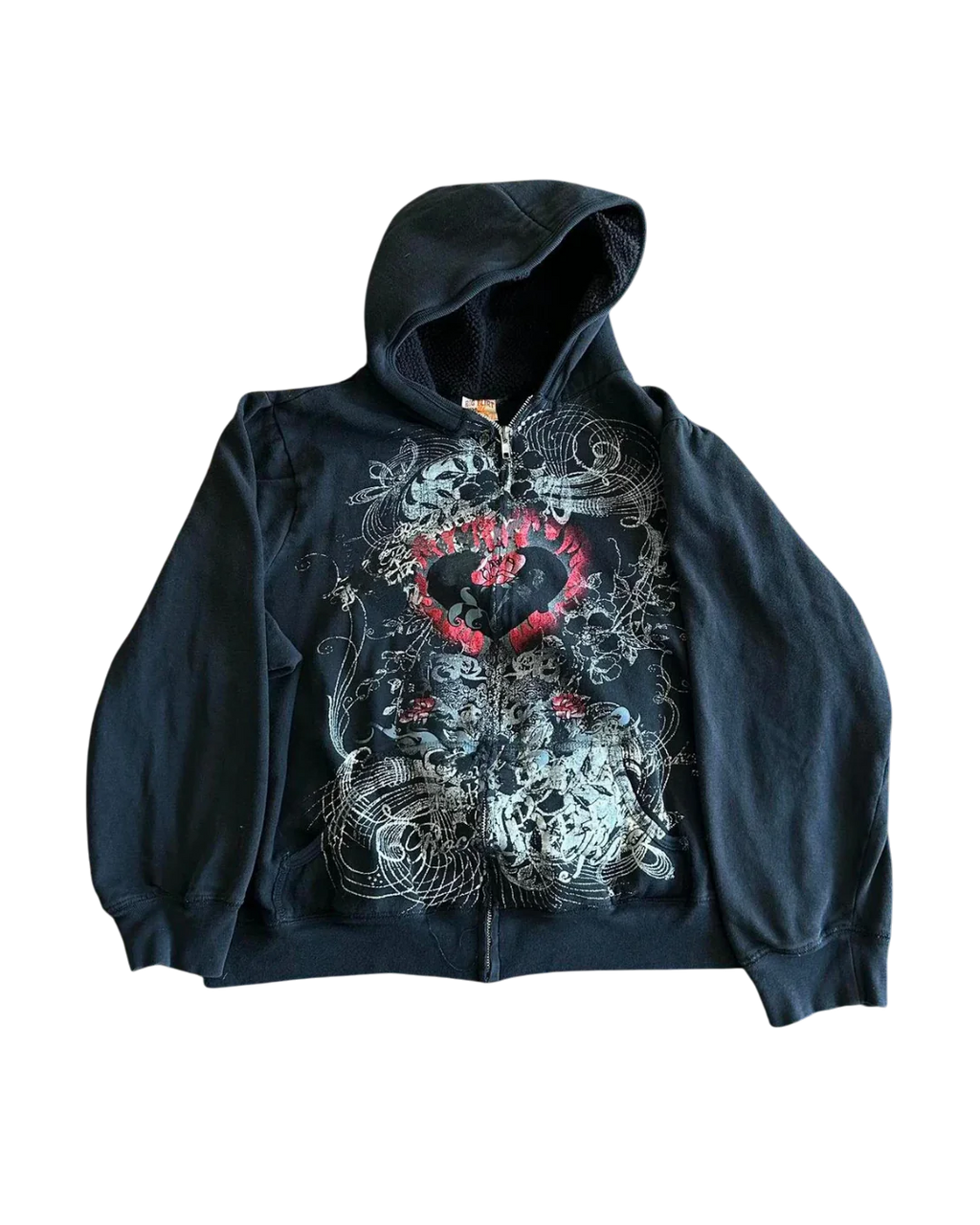 'BLEEDING HEART' ZIPUP