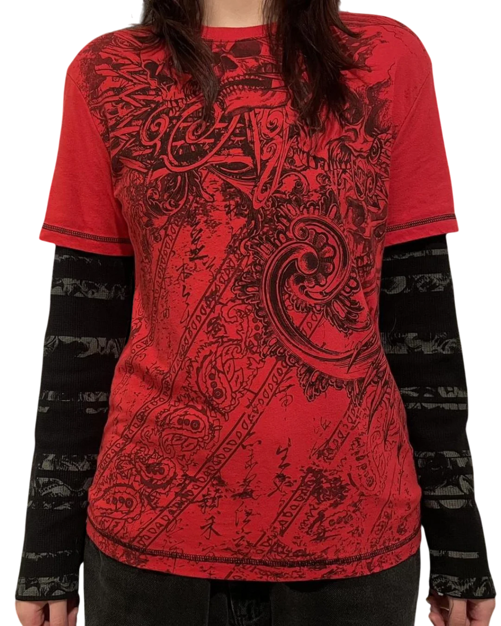 'CRIMSON SKULL' LONGSLEEVE